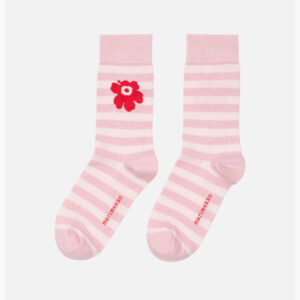 Kasvaa Tasaraita unikko - Sukat vaaleanpunainen