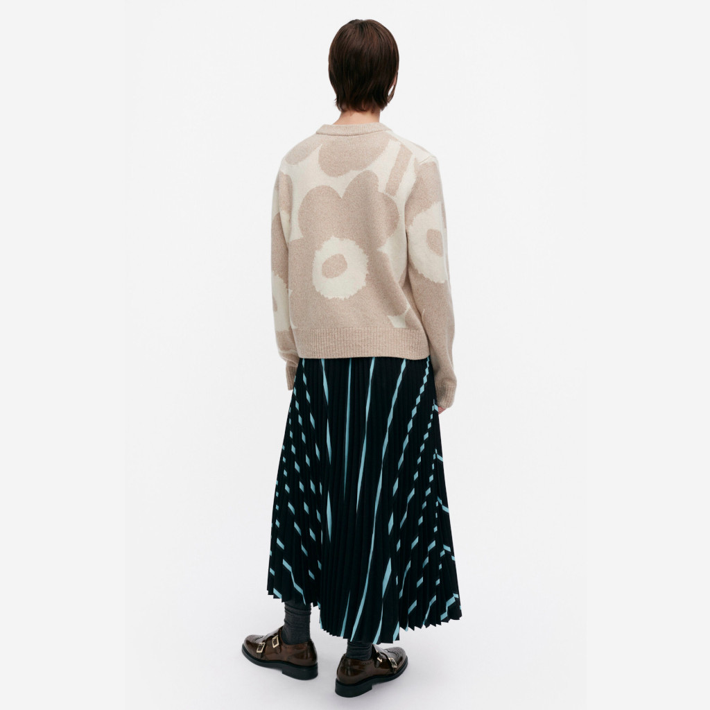 Aatto Unikko - Neulepusero beige, luonnonvalkoinen - Image 2