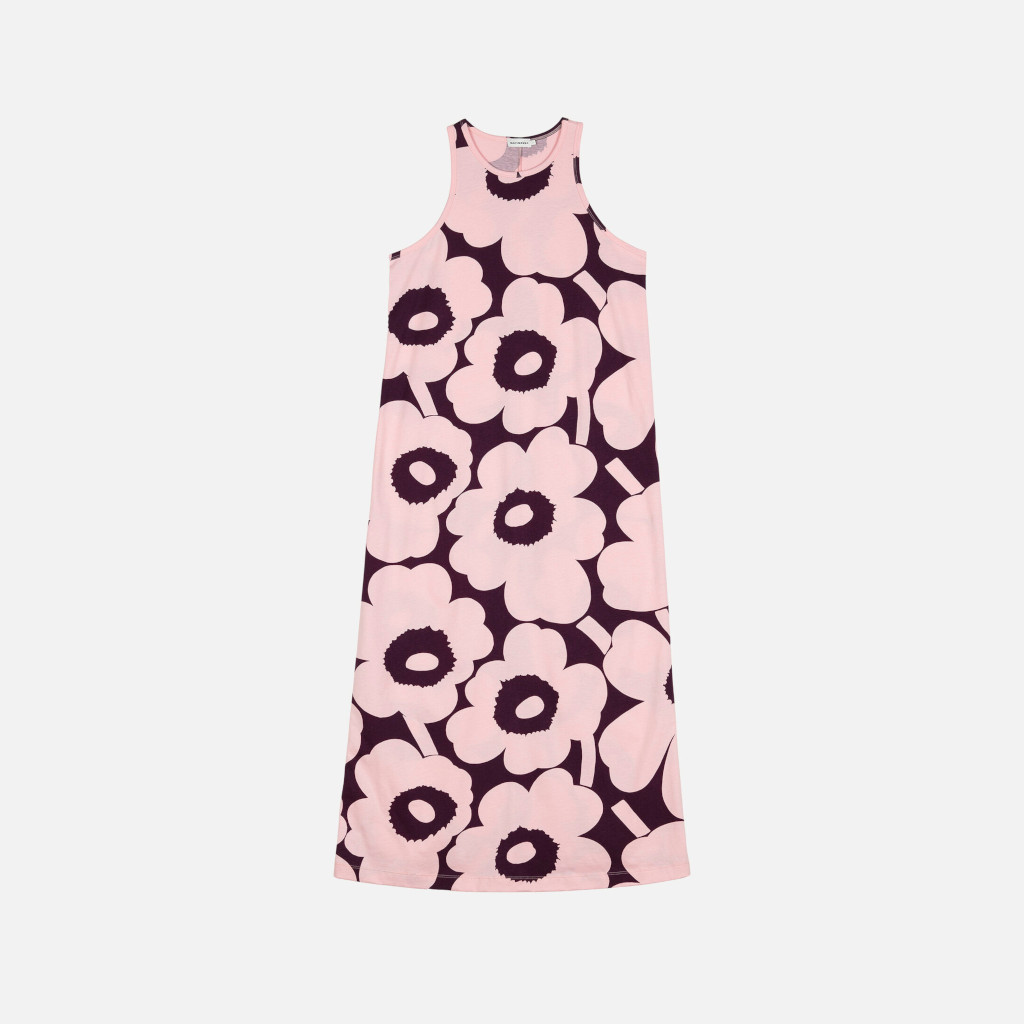 Erilainen Unikko - Mekko vaaleanpunainen, viininpunainen - Image 3