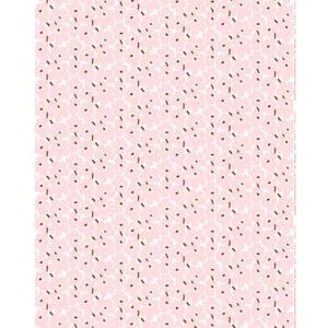 Mini Unikko - Puuvillakangas 49€/m vaaleanpunainen, viininpunainen