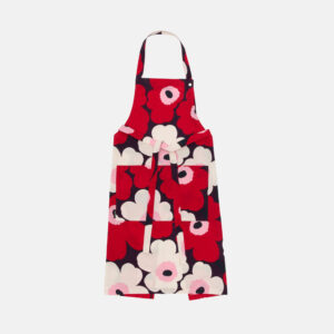 Marimekko Pieni Unikko - Esiliina punainen, luumu