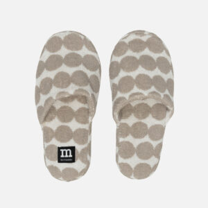 Räsymatto - tossut, beige