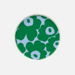 Unikko - Lautanen 20cm vihreä, sininen