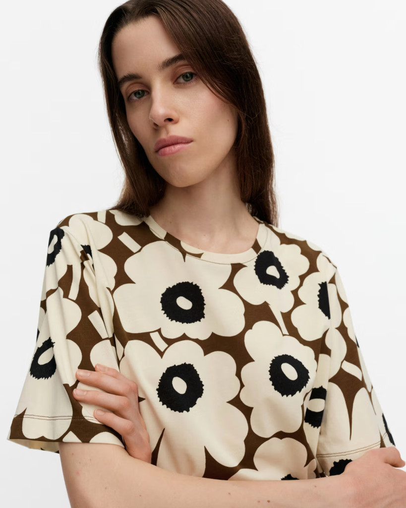 Tunnit Unikko - T-paita beige, ruskea, musta - Image 2