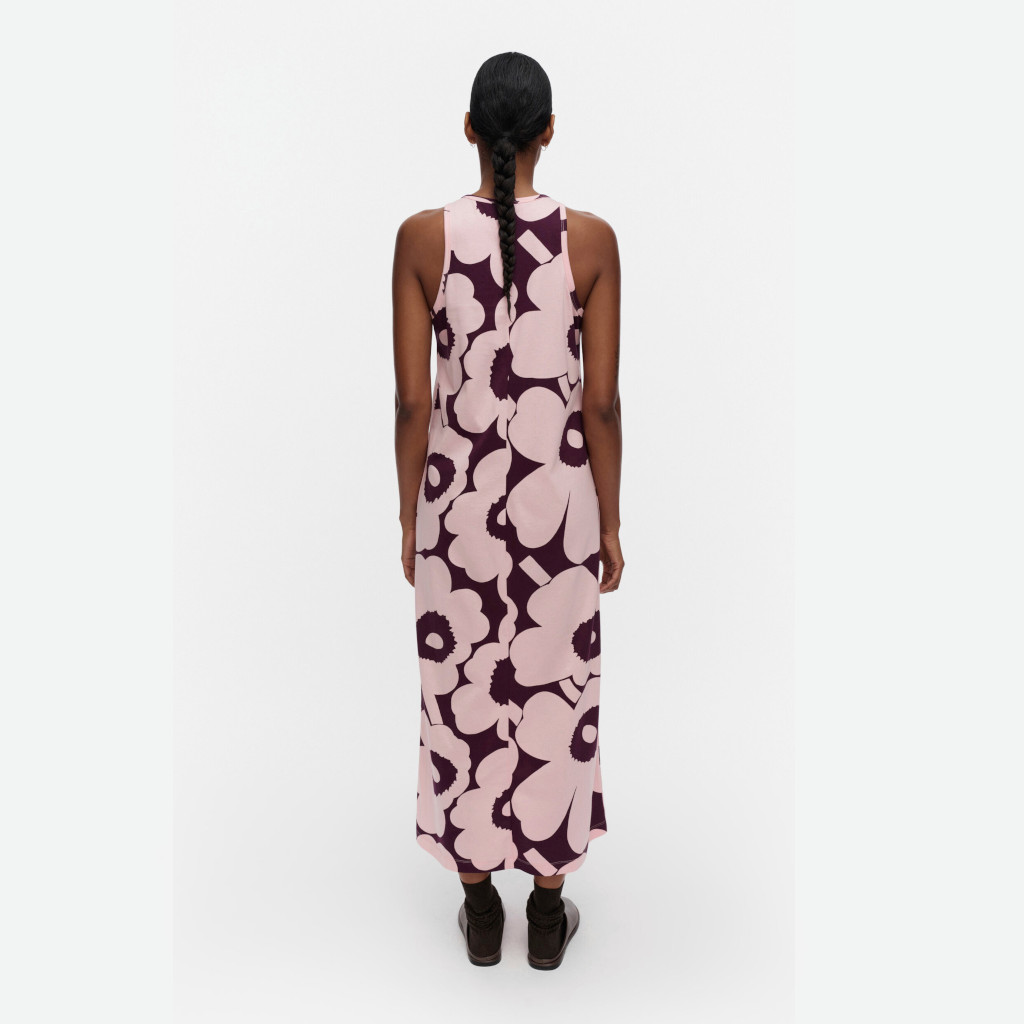 Erilainen Unikko - Mekko vaaleanpunainen, viininpunainen - Image 2