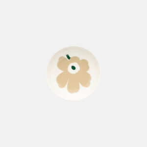 Oiva Unikko - Lautanen 13cm valkoinen, beige