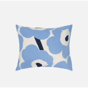 Unikko - Trikootyynyliina 50x60cm vaaleansininen