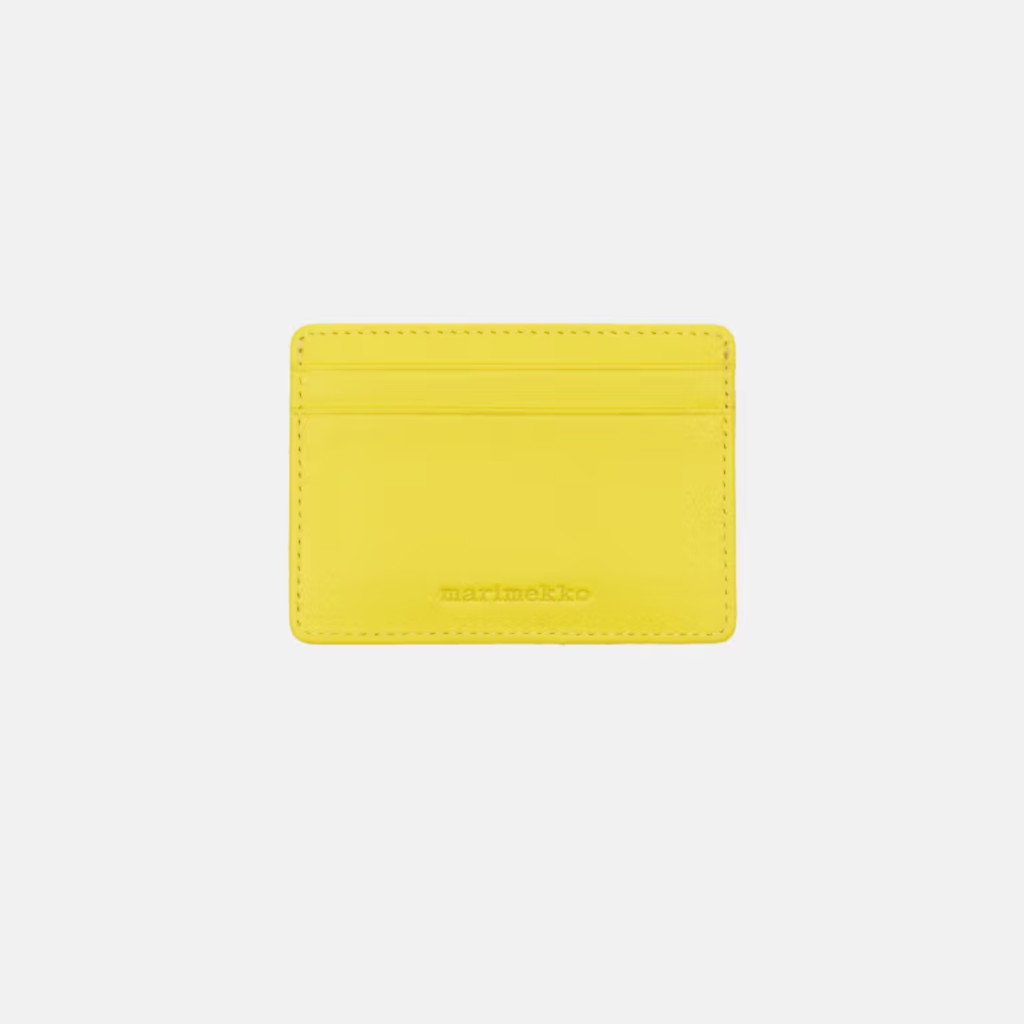 Card holder Unikko - Korttikotelo keltainen - Image 3