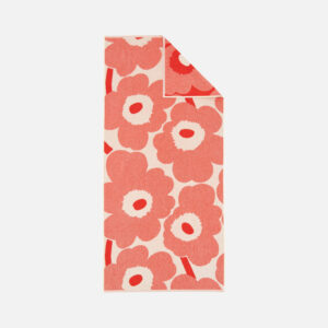 Unikko - Kylpypyyhe 70x150cm oranssinpunainen