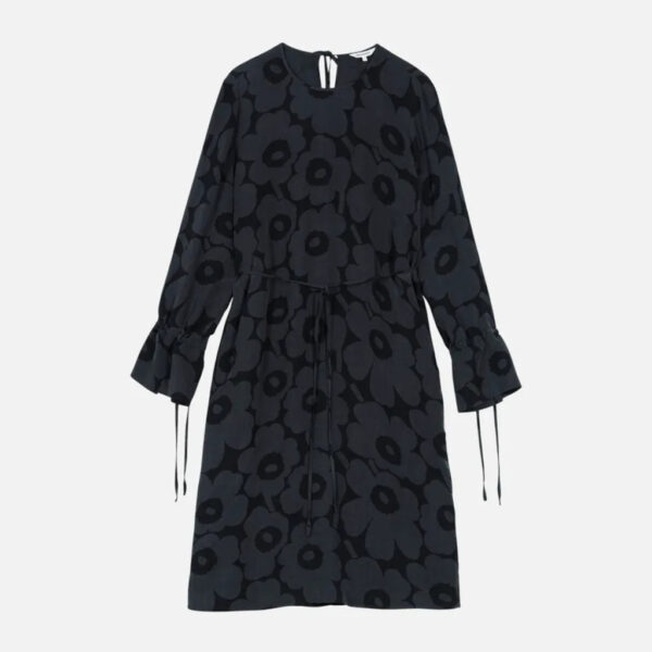 Lahjat Unikko - Mekko musta, harmaa - Image 4