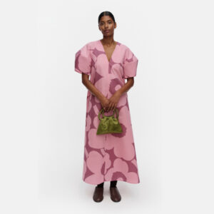 Taivut Unikko - mekko roosa, tummaroosa
