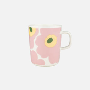 Unikko - Muki 2,5dl vaaleanpunainen, vaaleakeltainen, vihreä