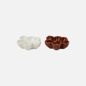 Unikko Shape - Kulho 11cm 2kpl valkoinen, ruskea