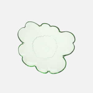 Unikko shape - Lasilautanen 20cm vihreä