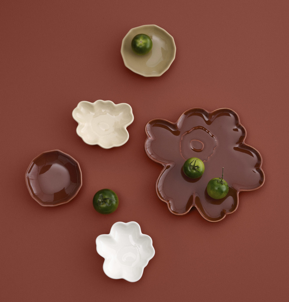 Unikko shape - Lautanen 20cm, kastanja - Image 2