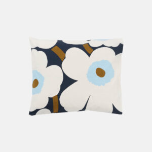 Unikko - Tyynyliina 50x60cm mustikka, l.valkoinen, t.sininen