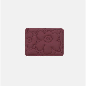 Card holder Unikko - Korttikotelo viininpunainen