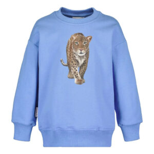 Leopard oversize - Collegepaita sininen