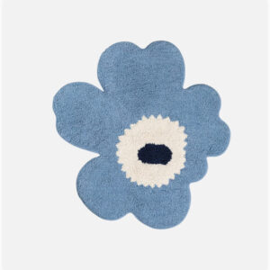 Unikko - Kylpyhuoneen matto 73x74cm sininen