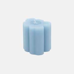 Unikko Shape - Kynttilä 9cm sininen